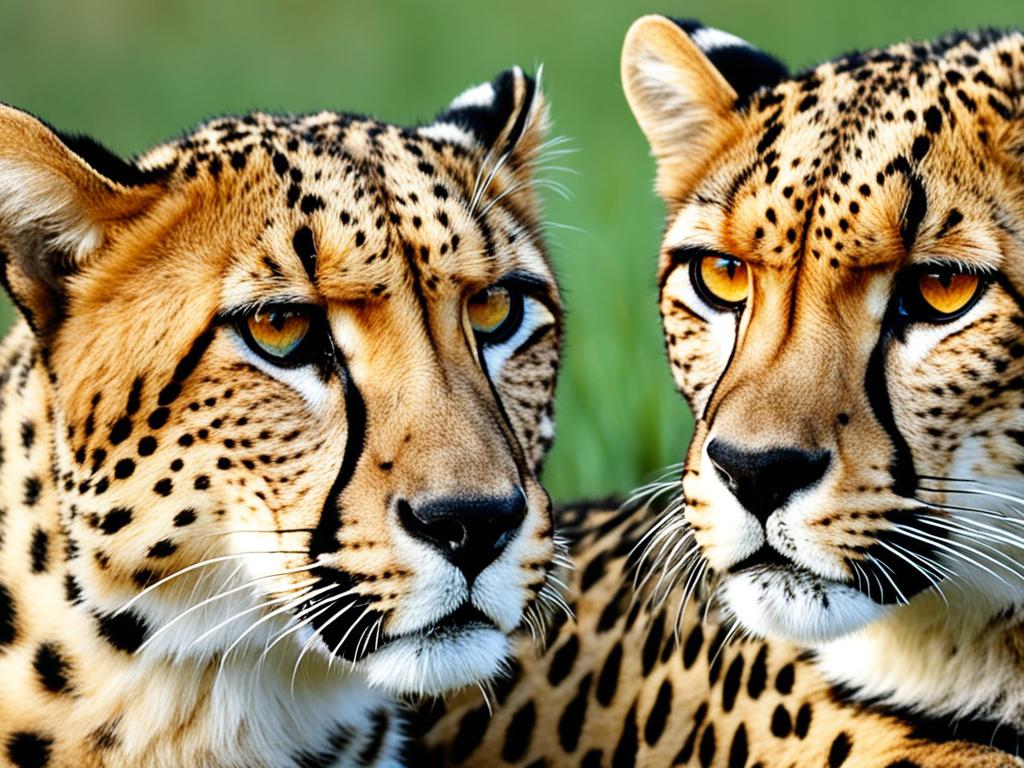 Hvad er forskellen mellem en gepard og en leopard?