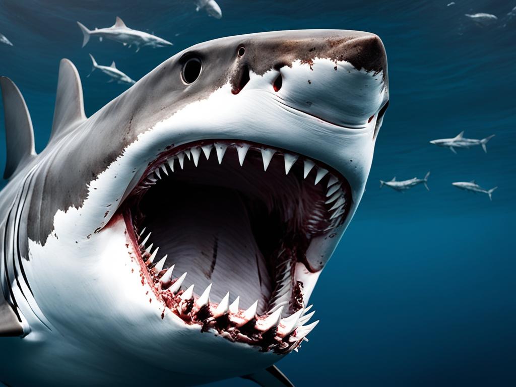 Hvordan lever og jager en hvidhaj?