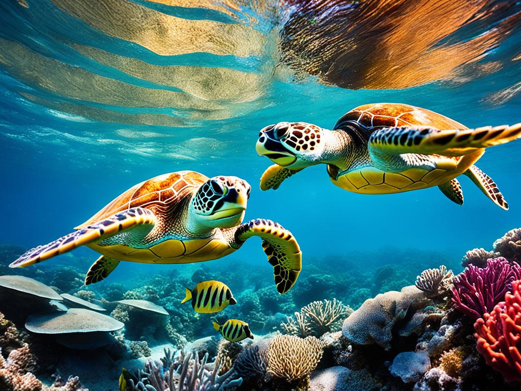 Hvordan tilpasser en havskildpadde sig til sit marine liv?