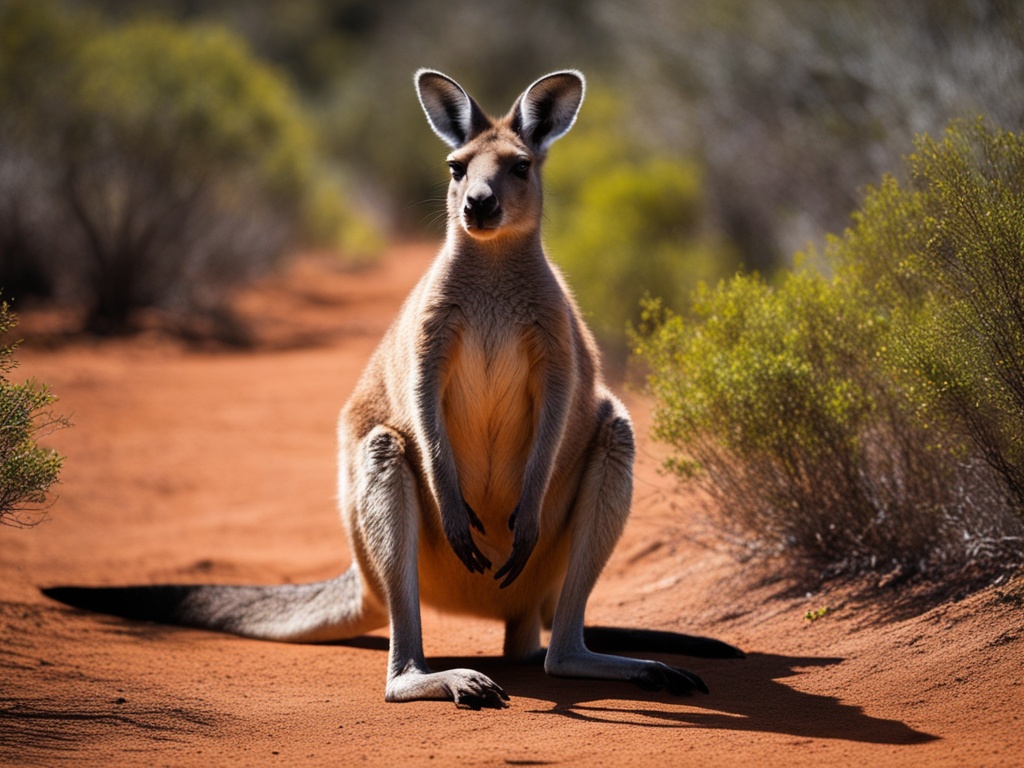 Hvordan tilpasser en kænguru sig til det australske landskab?